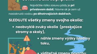 Aktuality / Odporúčania civilnej ochrany vzhľadom k nepriaznivým meteorologickým a hydrologickým situáciám - foto