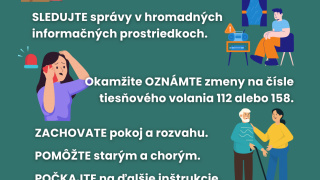 Aktuality / Odporúčania civilnej ochrany vzhľadom k nepriaznivým meteorologickým a hydrologickým situáciám - foto