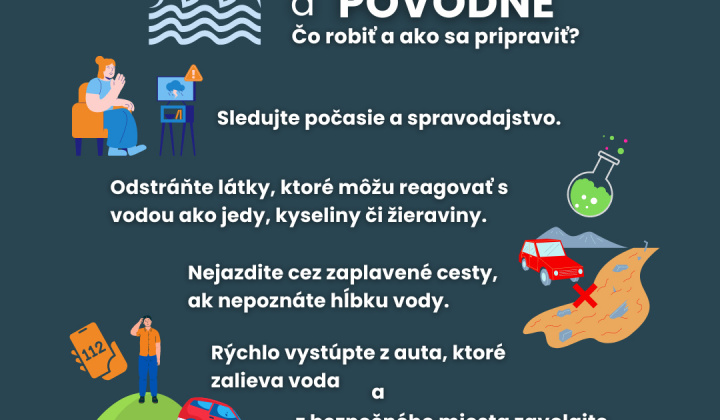 Fotka - Odporúčania civilnej ochrany vzhľadom k nepriaznivým meteorologickým a hydrologickým situáciám